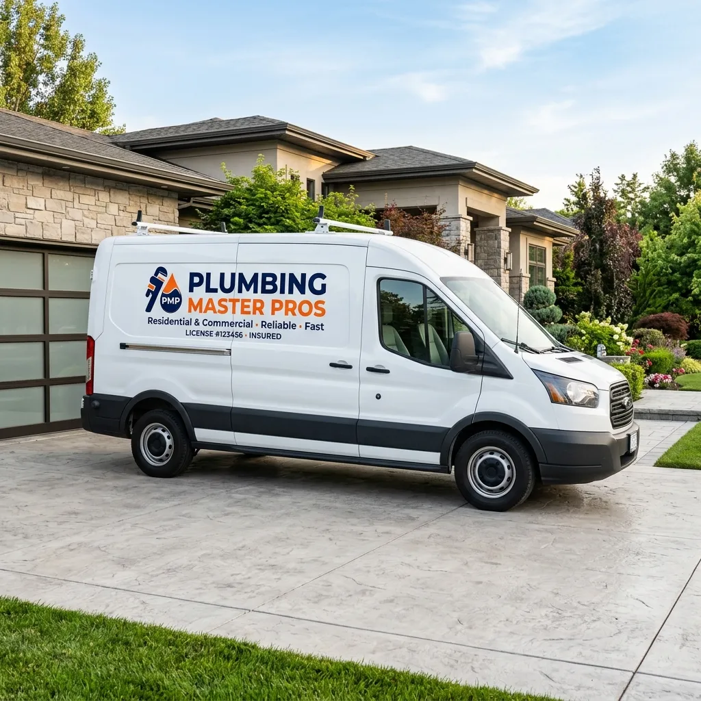 Plumbing Master Pros Service Van in Berry